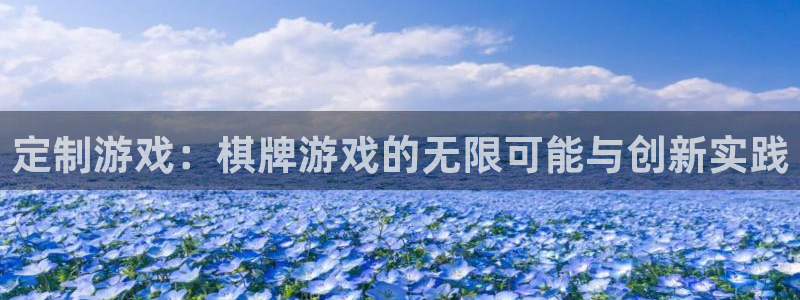 庄闲游戏下载：定制游戏：棋牌游戏的无限可能与创新实践