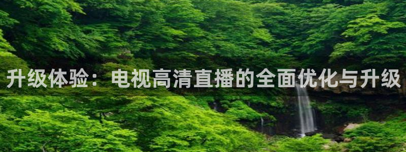 so米在线体育直播：升级体验：电视高清直播的全面优化与升级